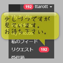友人リクエスト