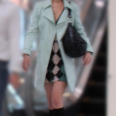 Tバック逆さ撮り