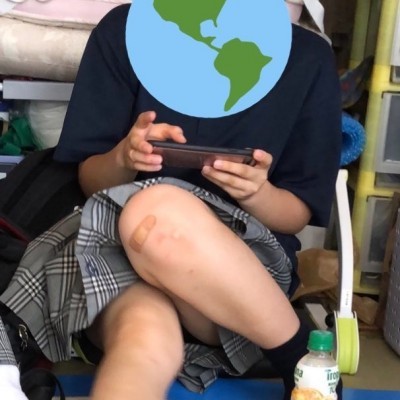 可愛いjk 見せパン
