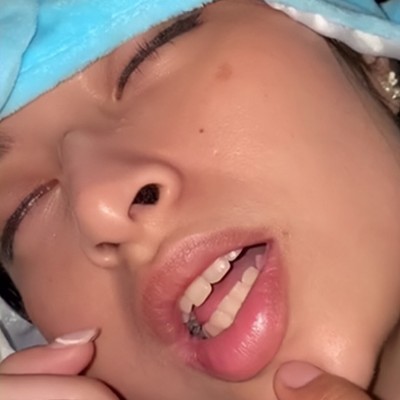 Sleepy girl